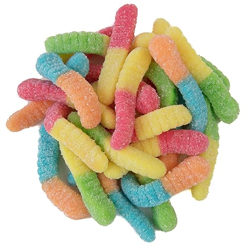 Mini Sour Gummi Worms Candy 4 LBS