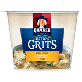 Quaker Instant Grits, Butter, 1.48 Ounce Cup