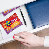 RITZ Bits Cheese Sandwich Crackers, Lunch Snacks, 12 Snack Packs
