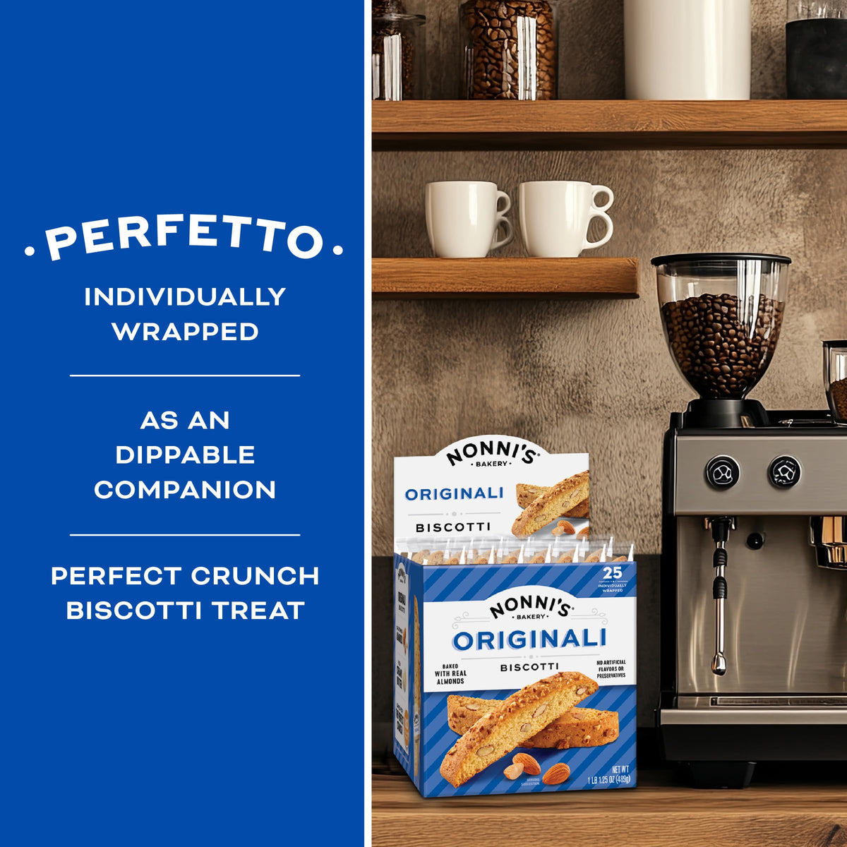 Nonni's Biscotti Value Pack, Originali, 50 Count