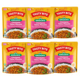 Tasty Bite Organic Chickpea Tikka Masala, Ready to Eat, Microwavable Entrée, Vegan, 10 Ounce (Pack of 6)