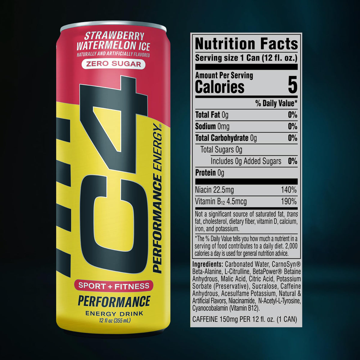 C4 Energy Brain & Body Variety Pack, 12 Pack