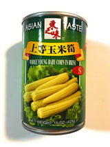 Asian Taste Whole Young Baby Corn I Brine 15 Oz(3 Pack)
