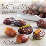 Bateel | Black Sapphire Gift Set | Plain And Filled Dates | Large| 32.3 oz