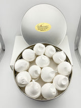 Small Divinity Gift Tin (Without Pecans) 10-12 Pieces, Old Fashioned Divinity, Just Like Home Made