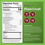 WiO SmartFoods™ 7.5" Pizza Crusts, Low-Carb, 12-Count., Protein-Rich Pizza Dough, Keto-Friendly, Fat-Free, Delicious Fresh Flatbread for Homemade