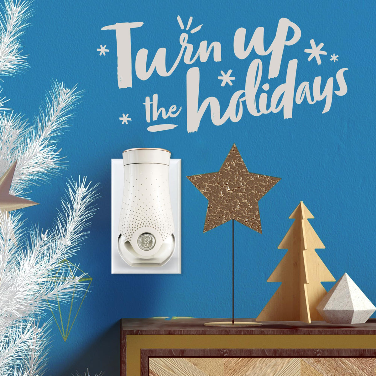 Glade PlugIns Refills Air Freshener, Scented and Essential Oils for Home and Bathroom, Fall Night Long + Starlight & Snowflakes Mix Pack, 4.69 Fl Oz