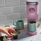 Crazy Cups Flavored Coffee Pods, Island Rum Coconut Single Serve Coffee Cups for K Cup Keurig Machines, Brew Hot or Iced, 22 Count