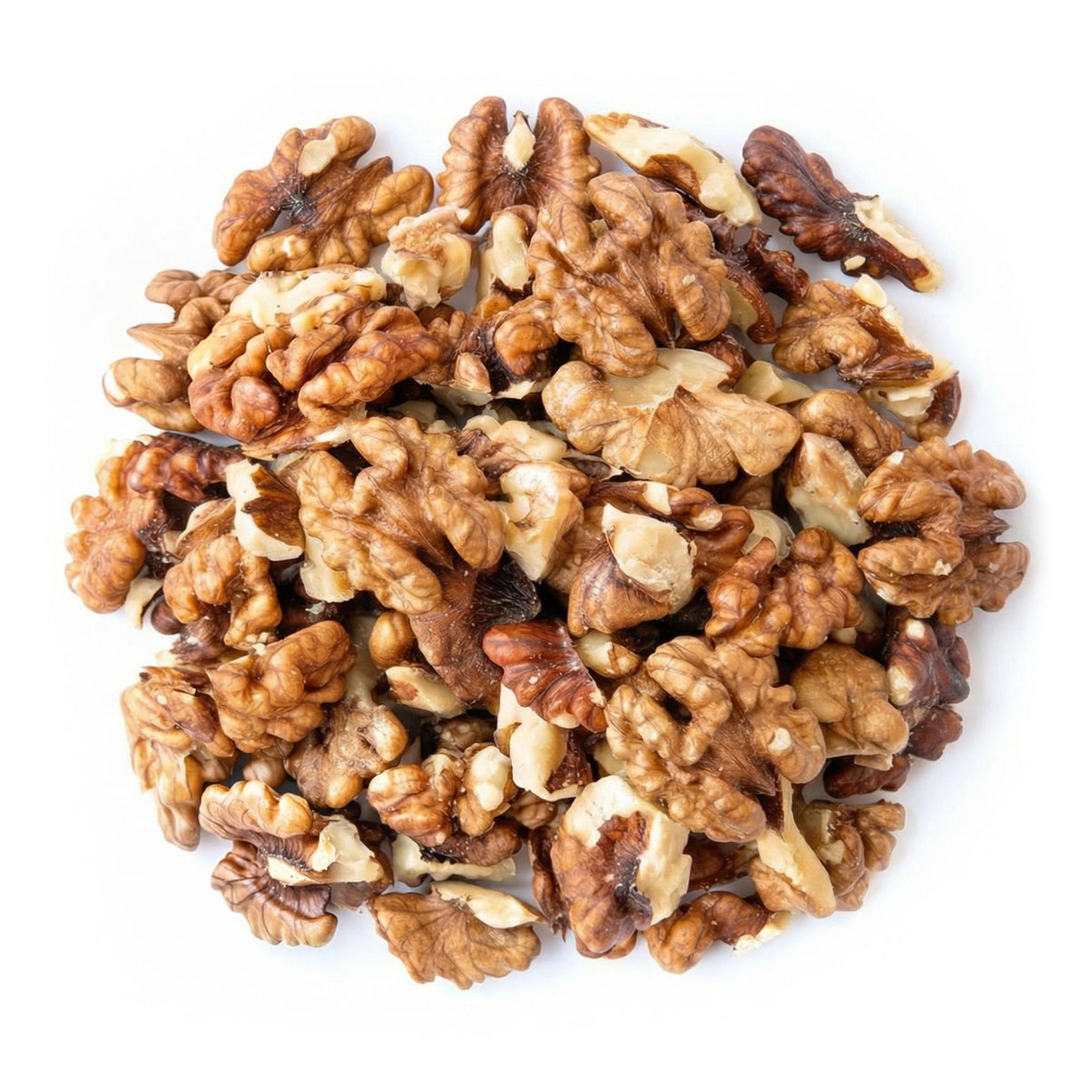 Food to Live Organic California Walnuts Halves & Pieces, 8 Ounces Non-GMO, Raw, Unsalted, Shelled, Vegan, Kosher, Sirtfood, Bulk Snack. High in