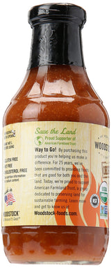 Woodstock Organic BBQ Sauce - Case of 12 - 18 oz.