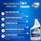 Black Diamond Stoneworks Stone & Tile Intensive Cleaner - Professional Deep Cleaner for Marble, Limestone, Travertine, Granite, Slate, Ceramic