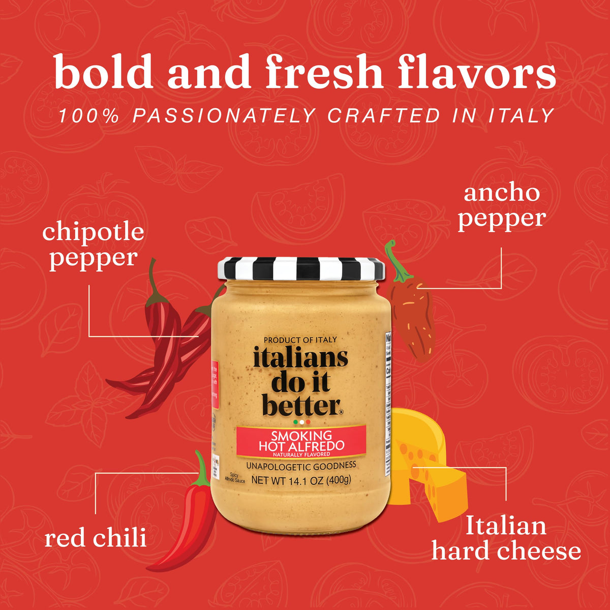 Italians Do It Better Alfredo Sauce (Smoking Hot 2 Pack)