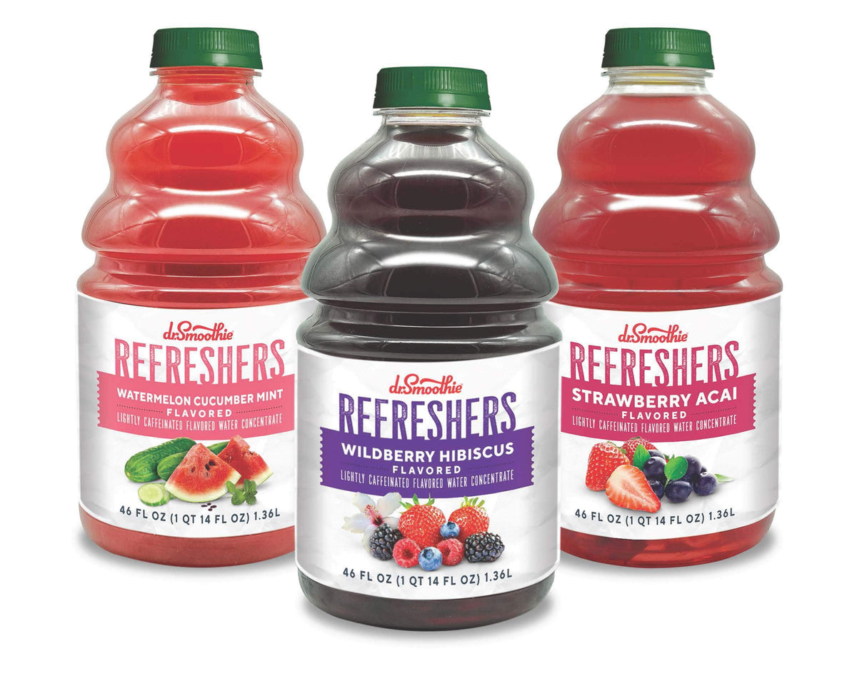 Dr. Smoothie Refreshers Blood Orange Coconut Ginger, 46 Fl Oz (Pack of 6)