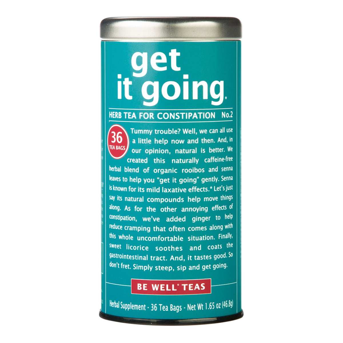 The Republic of Tea, Get It Going Tea, 36-Count