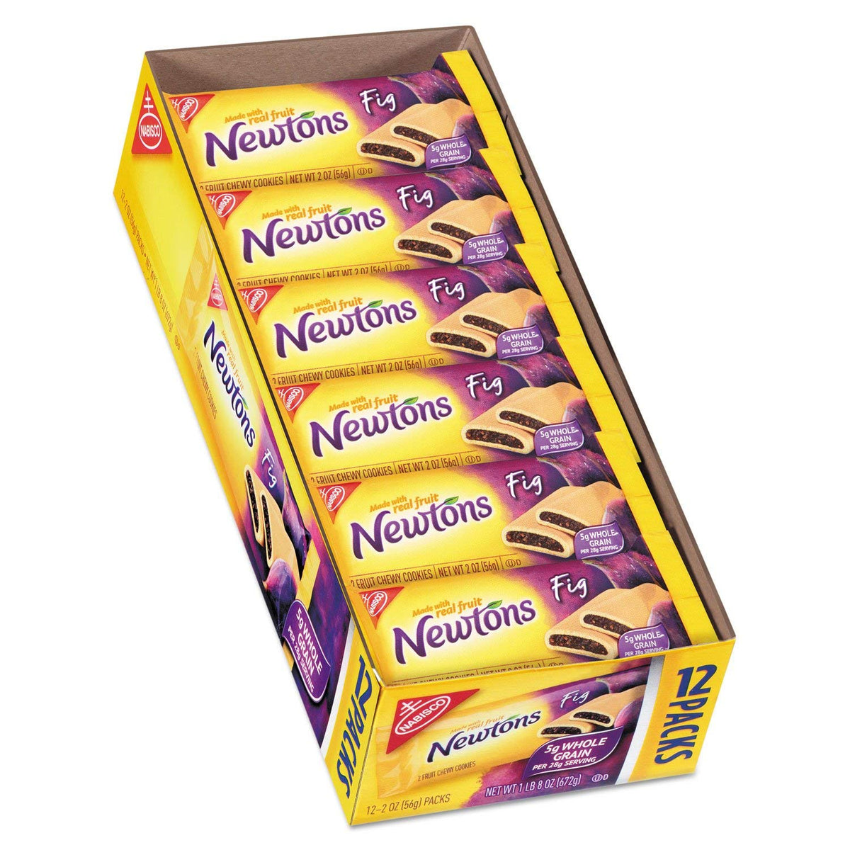 Snack Fig Newton, 2 oz, 12 pack