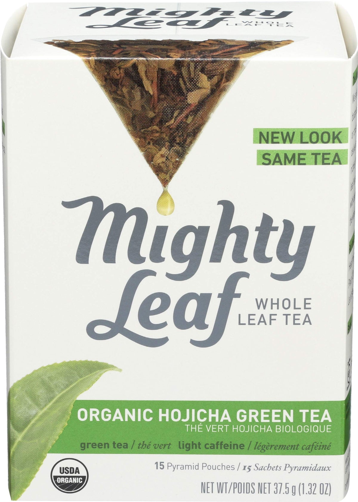 Mighty Leaf Green Tea, Organic Hojicha, 15 Pouches