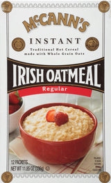McCann's Instant Irish Oatmeal, Regular, 12 Packets
