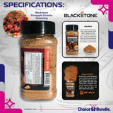 Blackstone Pineapple Sriracha Seasoning - Gourmet Griddle Premium Barbecue Rub 2 Pk (13.8 oz) + BBQ Masters & Opener (4 Items)!