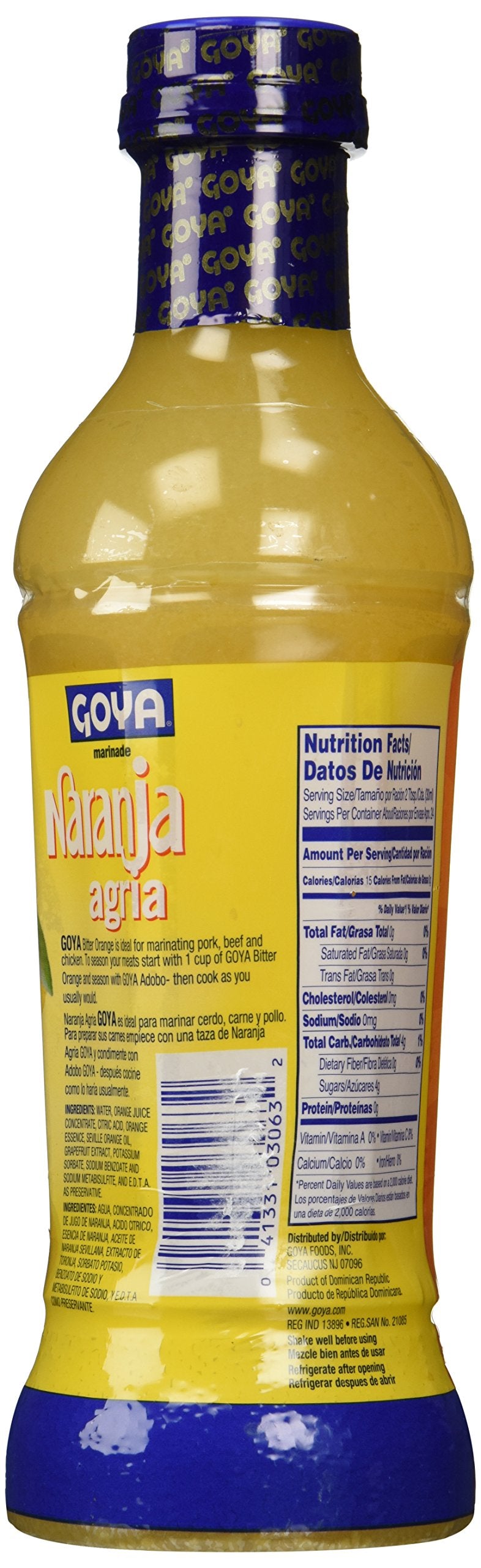 Goya Naranja Agria/Bitter Orange Marinade, 24 Ounce -- 12 per case.