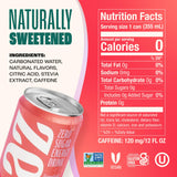 Zevia Zero Sugar Energy Drink, Grapefruit, 12 oz Cans (12-Pack) - Naturally Sweetened, Non-GMO Project Verified, Gluten-Free, Vegan
