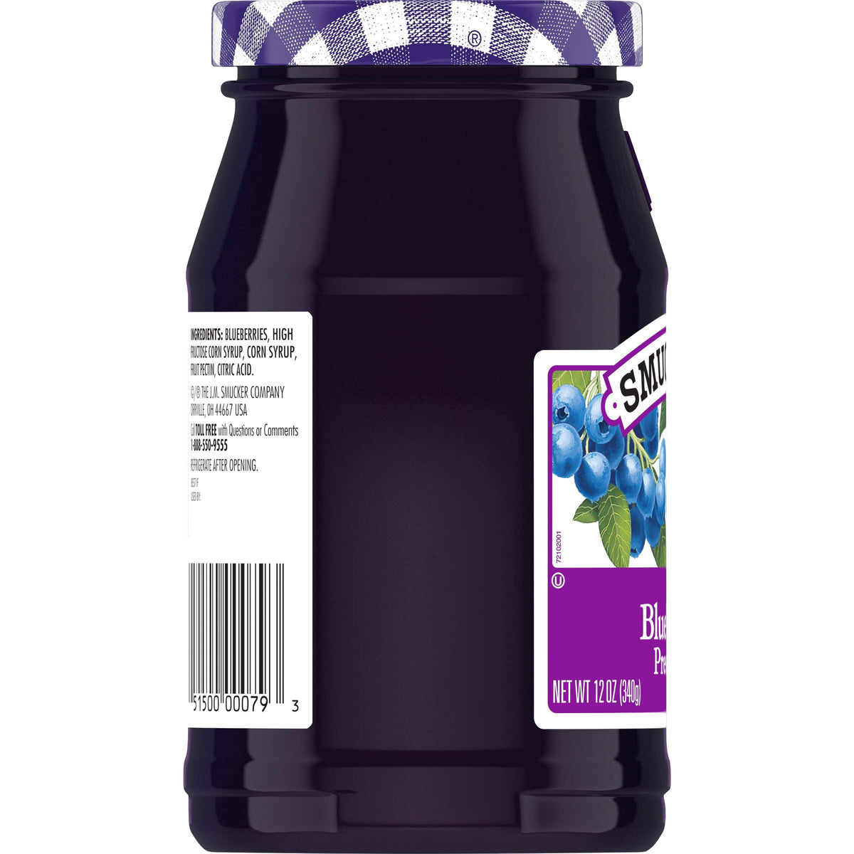 Smucker's Blueberry Preserves, 12 Ounces