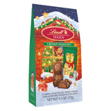 Lindt Holiday TEDDY Creamy Hazelnut Filled Milk Chocolate Candy Bag, 4.5 oz., 12 Pieces