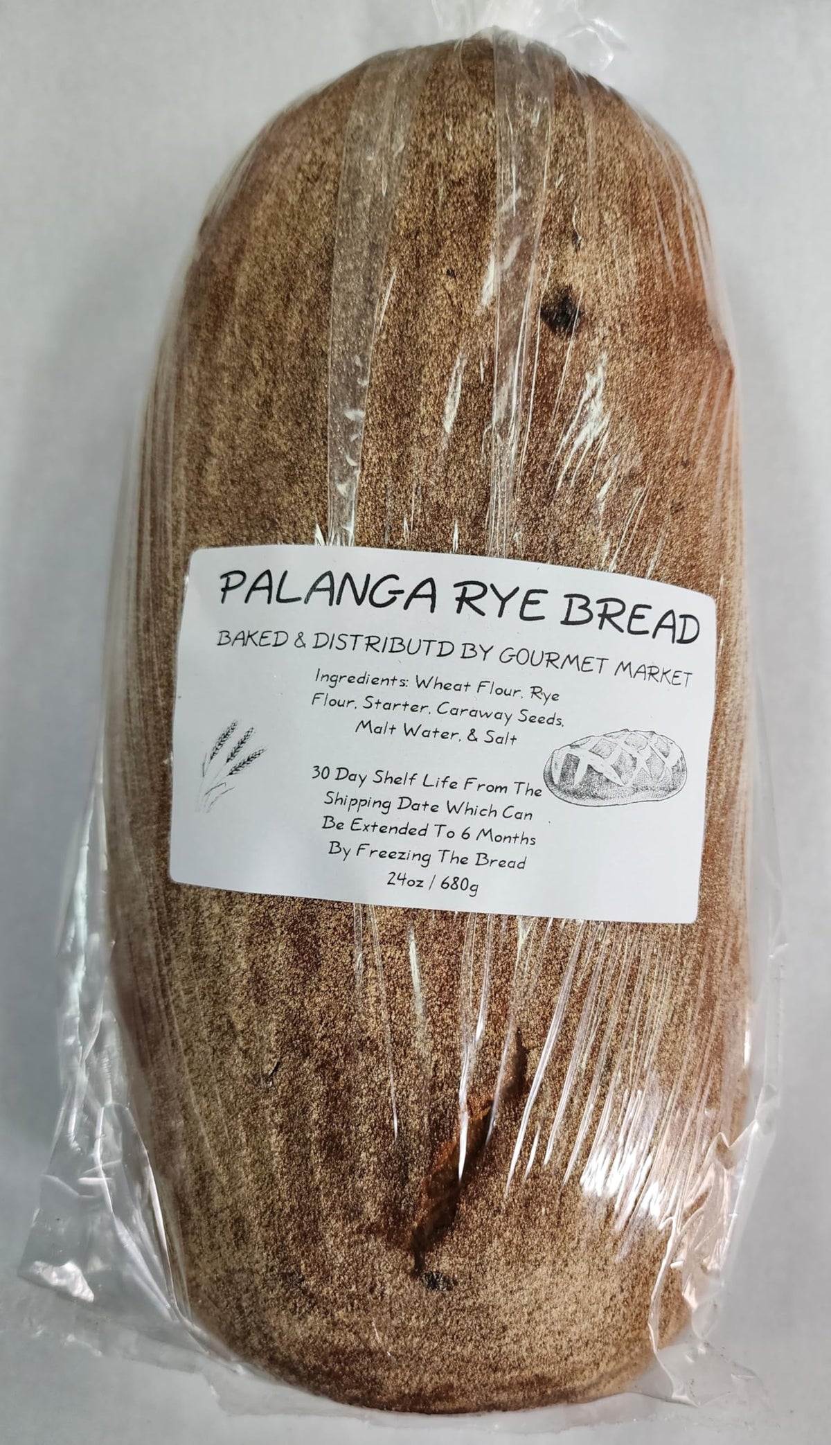 Palanga Rye Bread Pack of 2