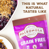Paleonola Chocolate Fix Grain Free Granola, 10 Oz Resealable Bag (Pack of 3) - Grainless Paleo Granola Blended w/Dried Cranberries & Coconut, Organic