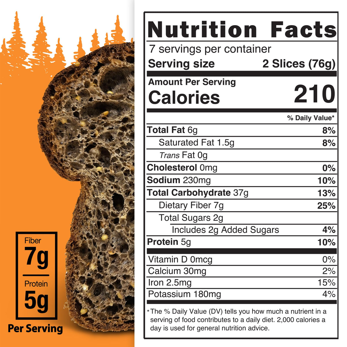 Happy Campers Buckwheat Molasses Gluten Free Bread, Whole Grain, Non-GMO, Vegan, Organic, 17.4 oz Loaf (Pack of 4)