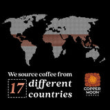 Copper Moon Strong Roast Ground Coffee, Blast Off Blend, 12 Ounce Bag