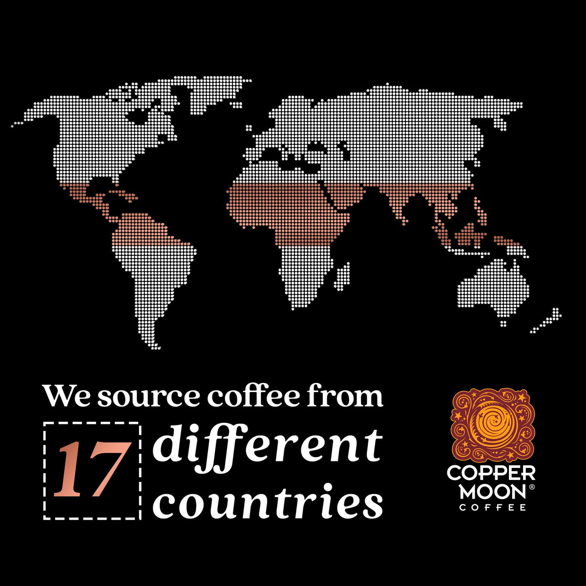Copper Moon Medium Roast Ground Coffee, Caramel Vanilla Blend, 12 Ounce Bag