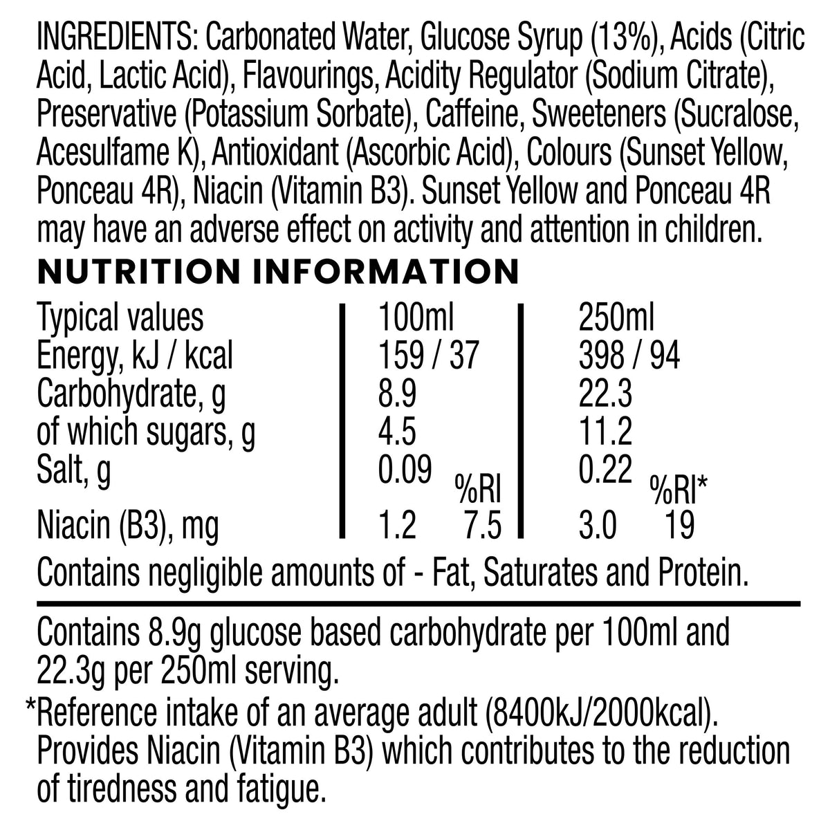 Lucozade Energy Drink Original 900ml
