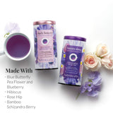 The Republic of Tea - Beautifying Botanicals® Daily Beauty Blueberry Lavender Herbal Tea Bags(36 count)