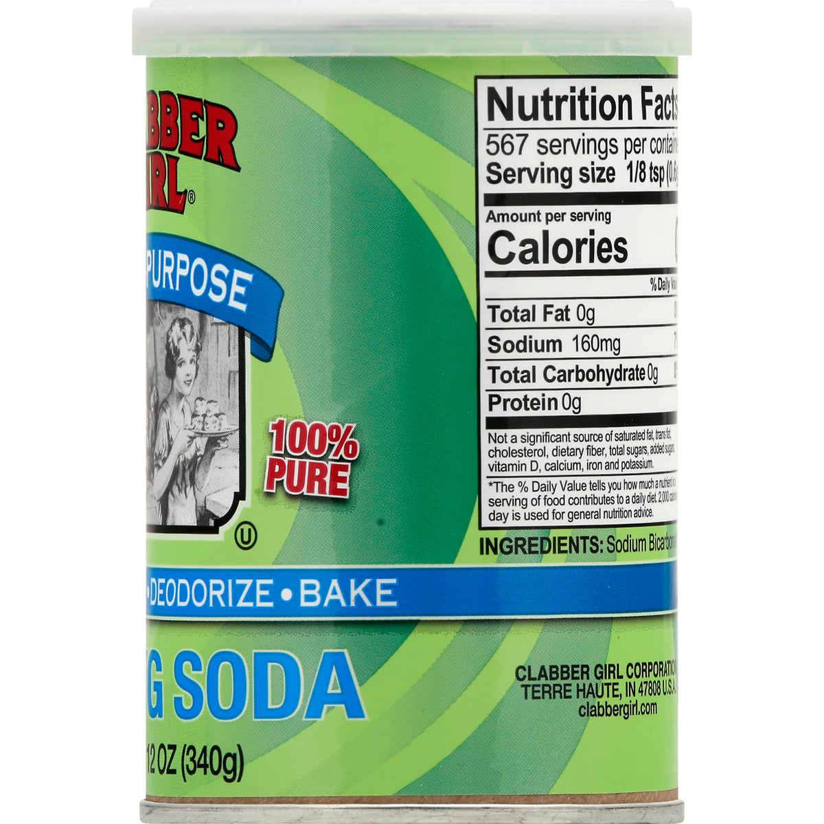 Clabber Girl Baking Soda, 12 Ounce