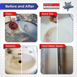 BRING IT ON! CLEANER Hard Water Stain Remover Sealant 16oz, Water Spots on Glass, Hard Water Buildup.
