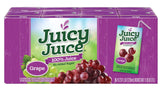 Juicy Juice Grape Juice Single Serve Fun Box, 33.84 Fluid Ounce -- 5 per case.