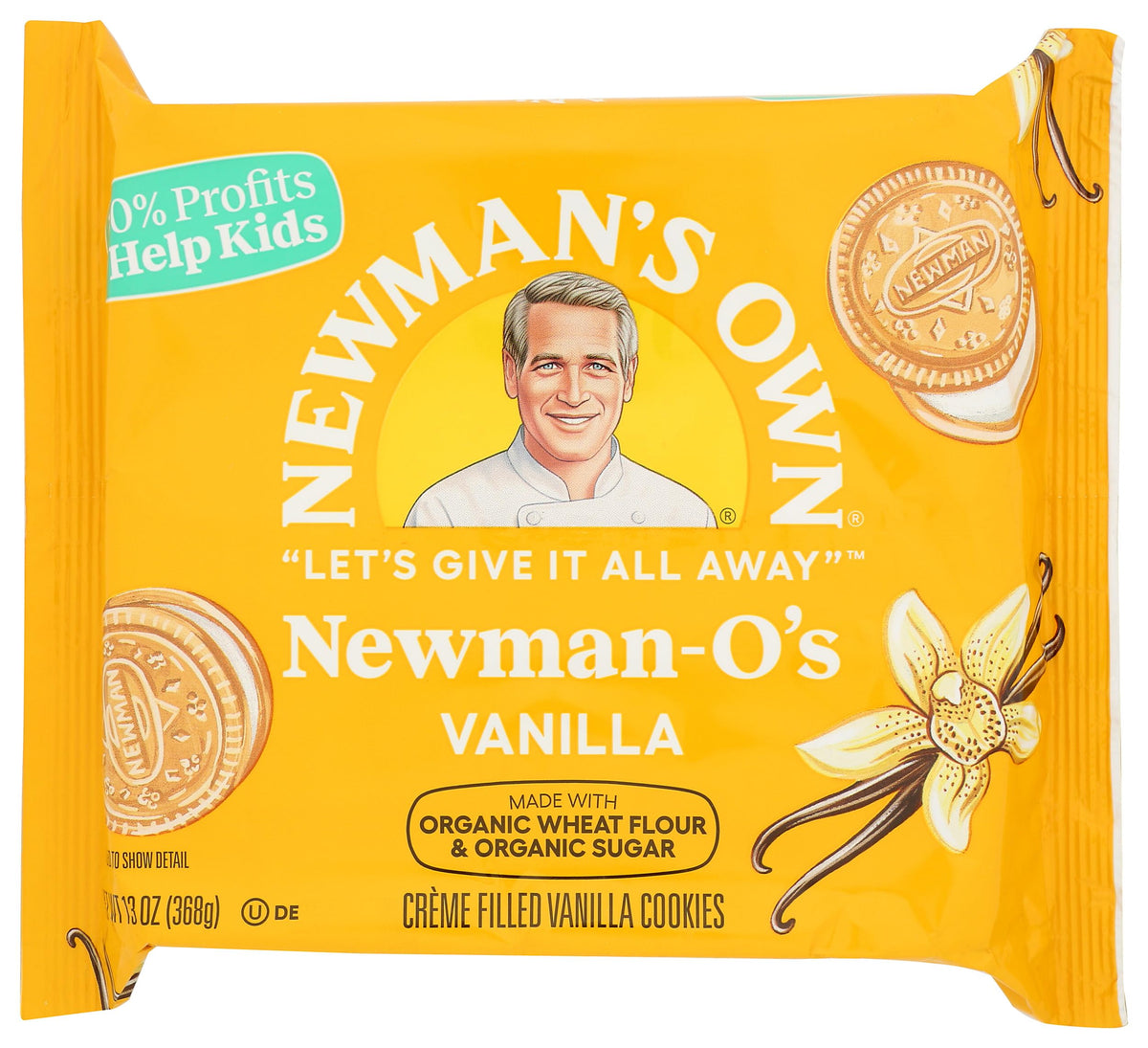 NEWMANS OWN ORGANICS Vanilla Cremes Cookies, 13 OZ