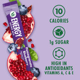 V8 Energy Pomegranate Blueberry Energy Drink Powder, .10 oz Packet (120 Count)