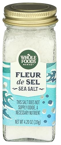 Whole Foods Market, Seasoning, Fleur de Sel, 4.20 Ounce