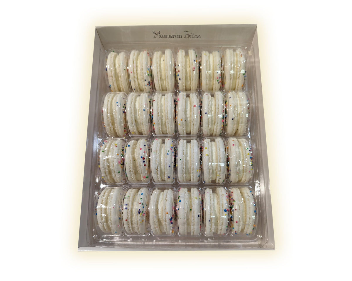 Macaron - Cake Batter French Macaron Cookies Gift Box - 24 Count