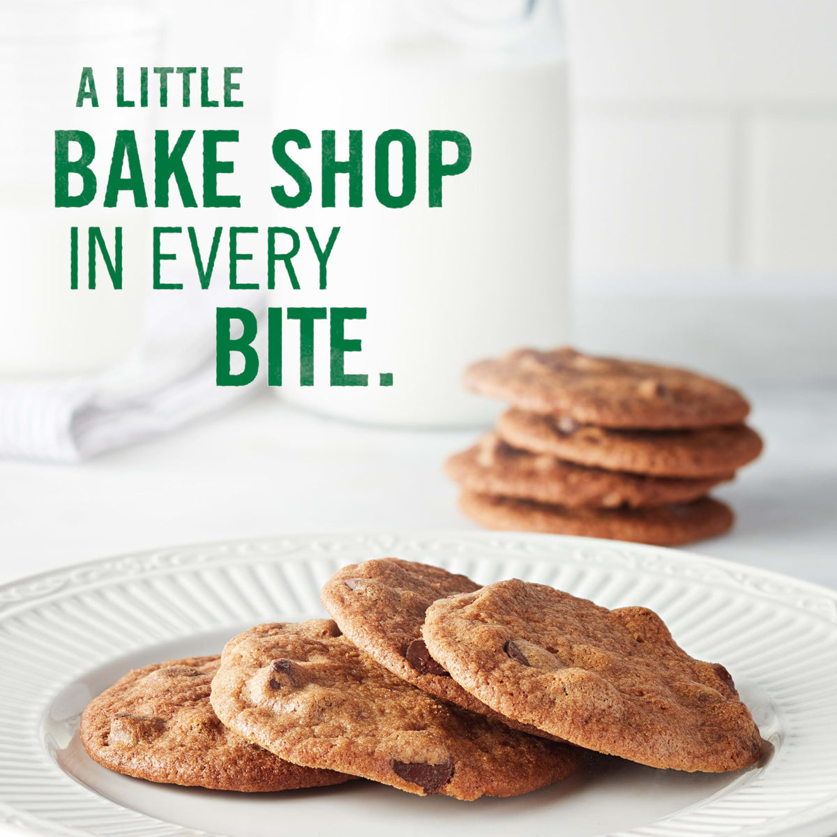 Tate's Bake Shop Chocolate Chip Cookies, 3-7 oz Bags