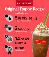 Cappuccine Extreme Vanilla Bean Frappe Mix, 3 Pound (Pack of 1)