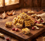 Old?Fashioned Peanut Squares - 1 lb Resealable Bag - Crunchy Bites Made with Roasted Peanuts - Classic Retro Treat for Snacking, Candy Dishes & Gifts