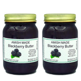 Amish Jam - Two 18 Oz Jars (Blackberry Butter)