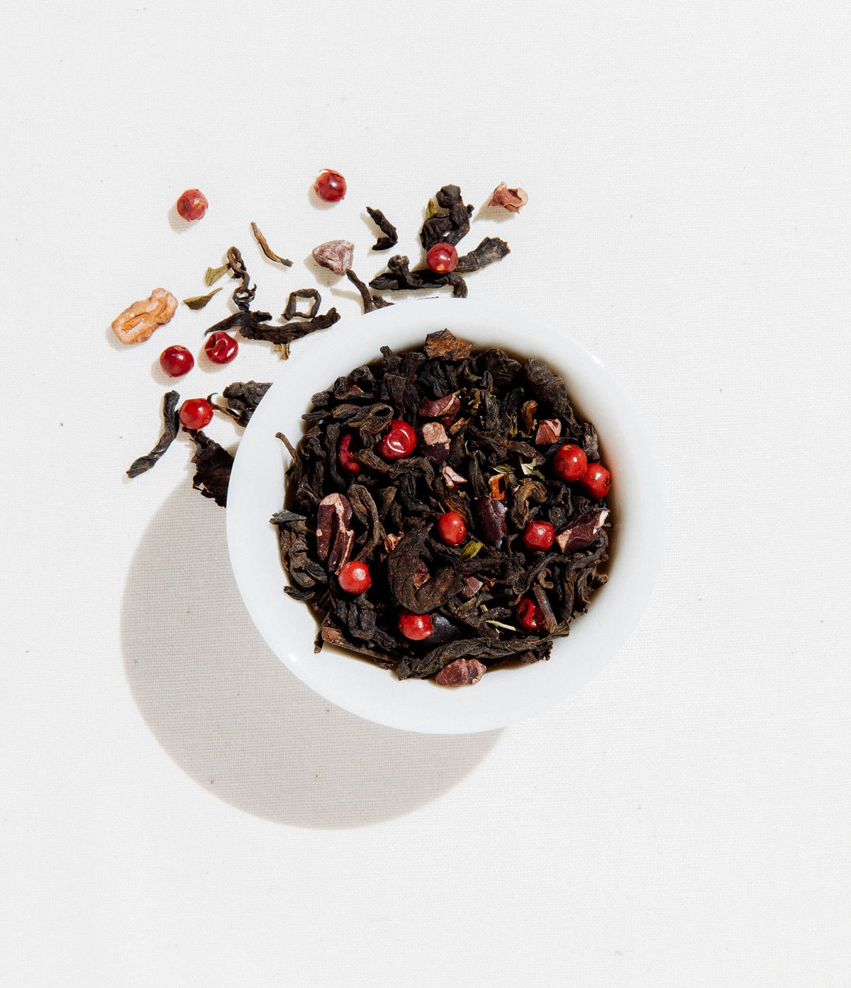Art of Tea Dark Chocolate Peppermint 12 Count Tea Bags, Organic Pu-Erh Dessert Tea with Cocoa Nibs & Peppermint, Premium Pyramid Sachets for After