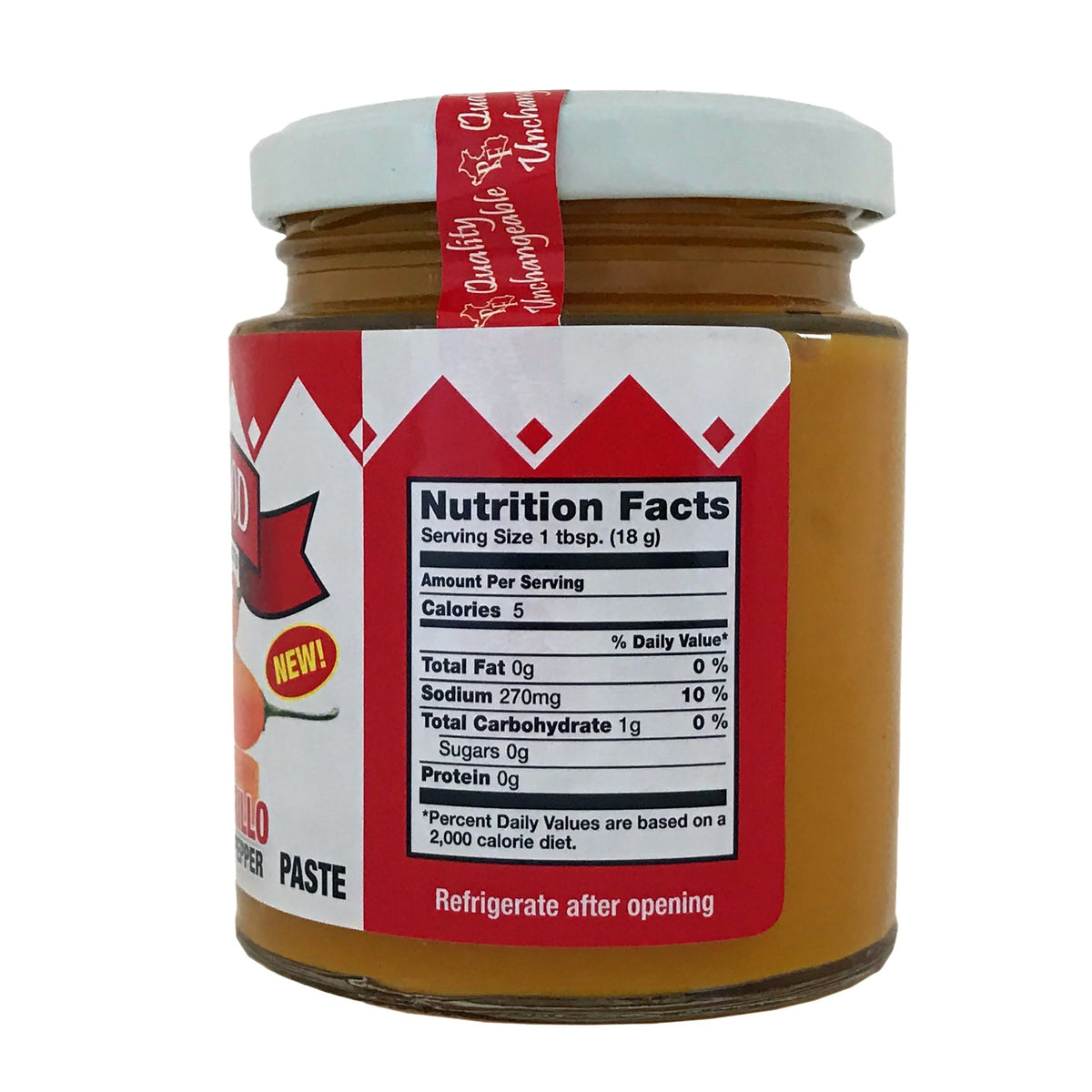 Peru Food Aji Amarillo Paste - Hot Yellow Pepper Paste - 7.5 ounces Jar - 3 Pack