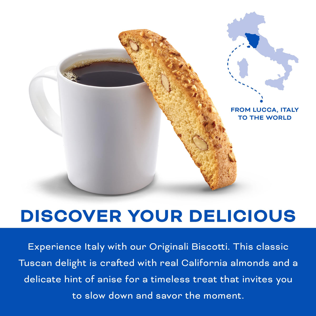 Nonni's Biscotti Value Pack, Originali, 50 Count