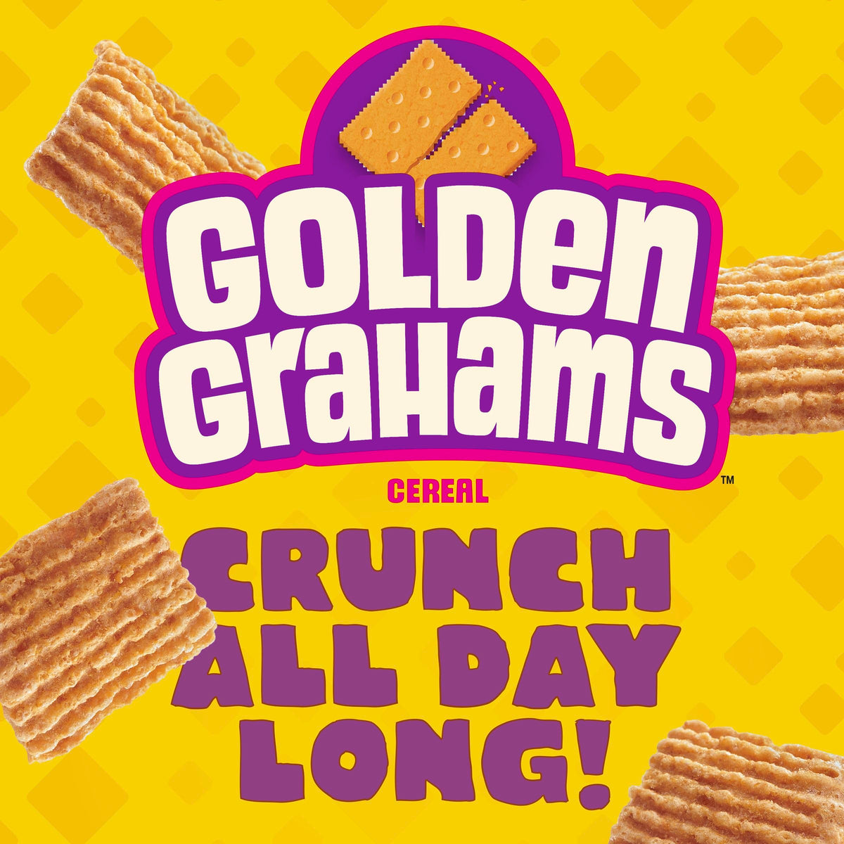 Golden Grahams Breakfast Cereal, Graham Cracker Taste, Made with Whole Grain, 11.7 oz