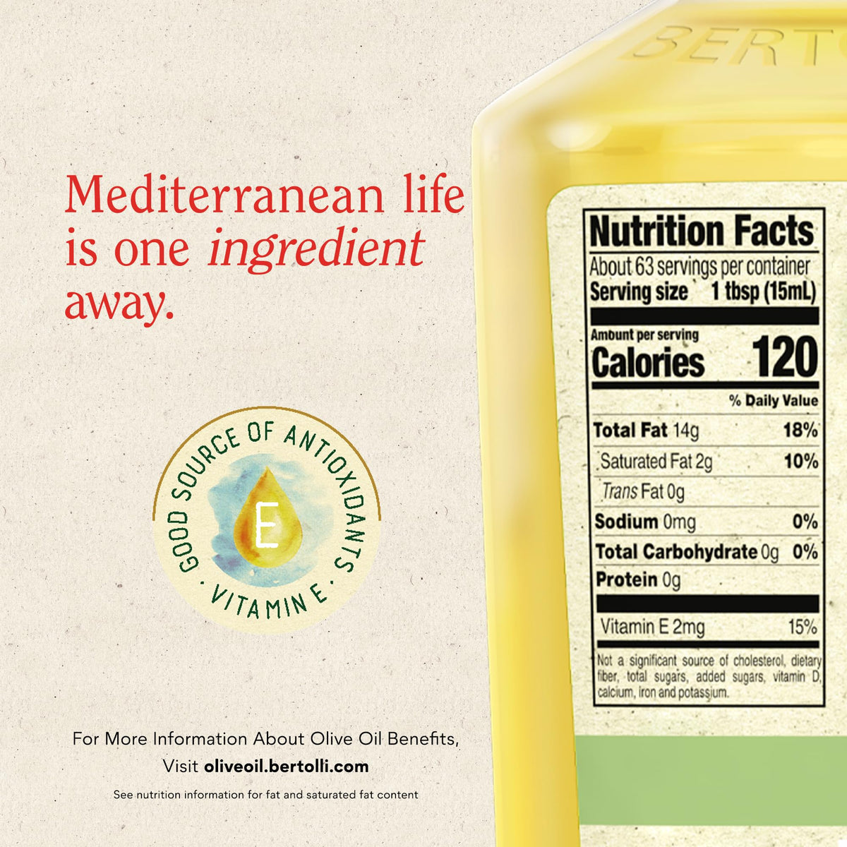 Bertolli Olive Oil, Extra Light Taste, 32 fl oz