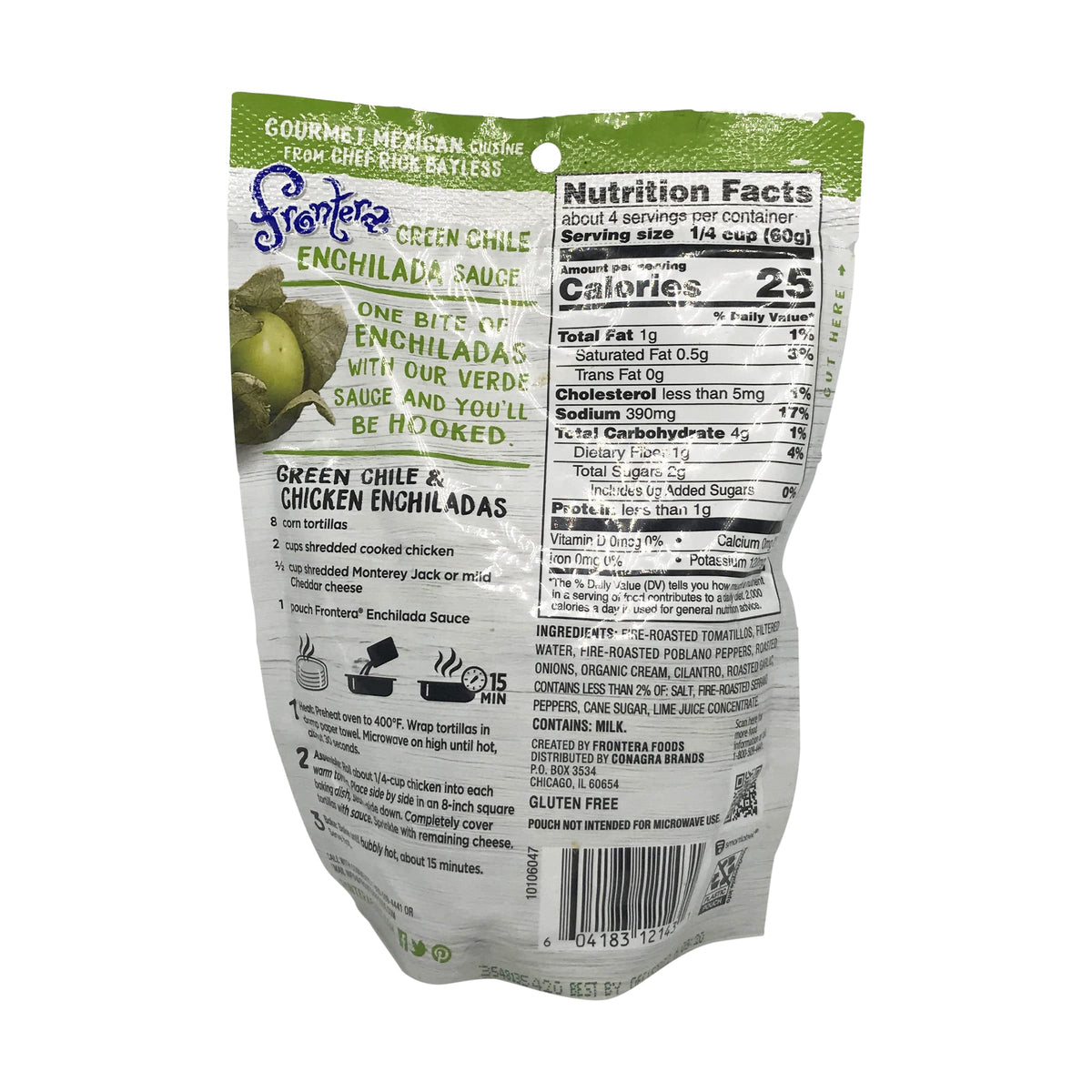Frontera Green Chili Enchilada Sauce, 8 oz